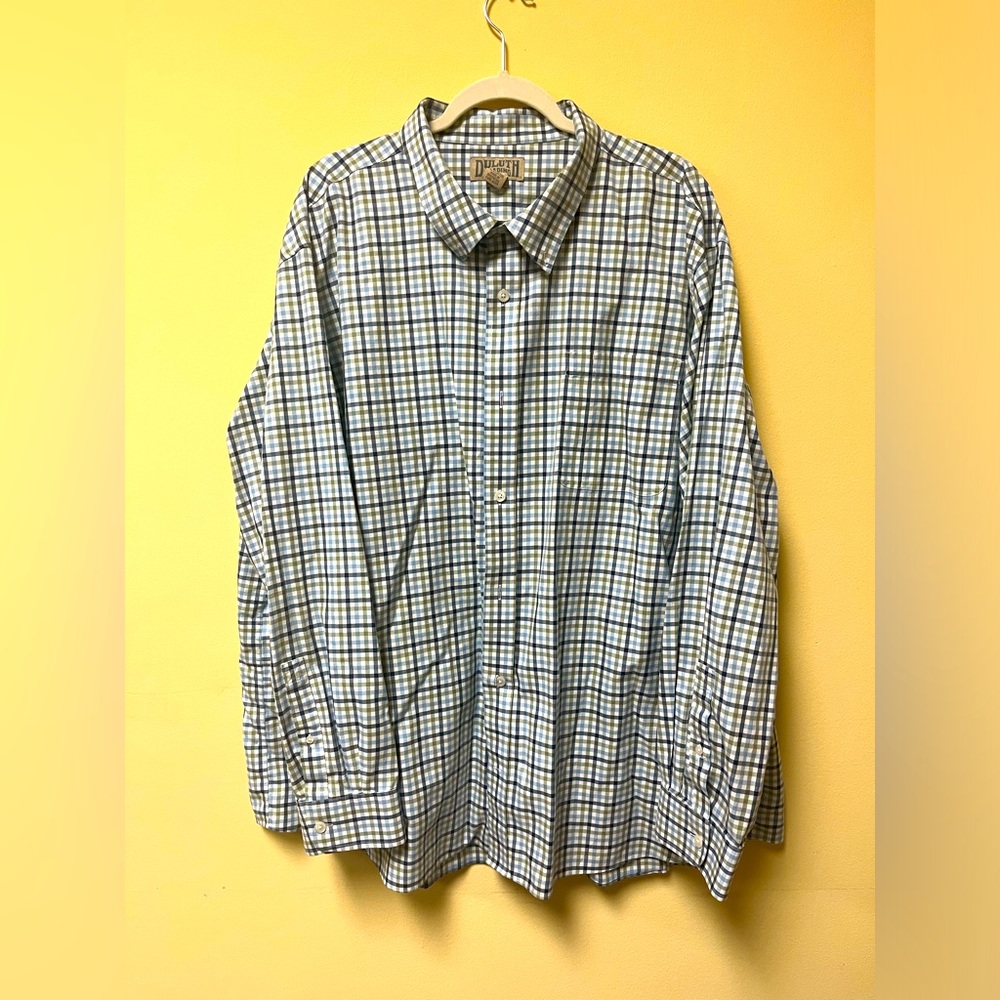 Men’s Duluth Button Down long sleeved  Shirt 

Size 4XL